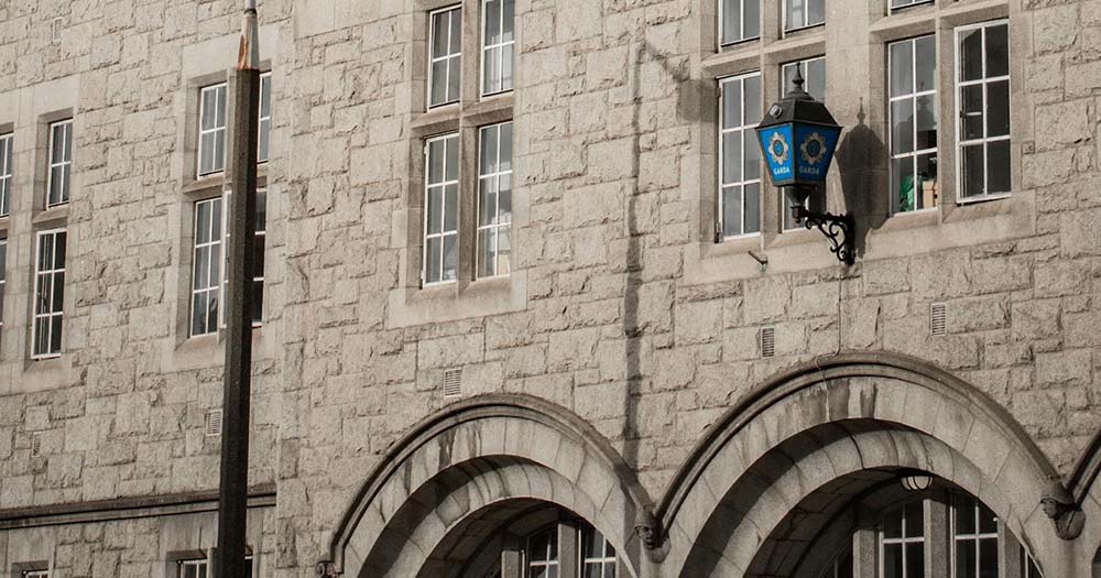 Photo of exterior of garda building representing process of reporting a hate crime in Ireland