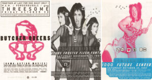 Split screen of three vintage H.A.M. posters