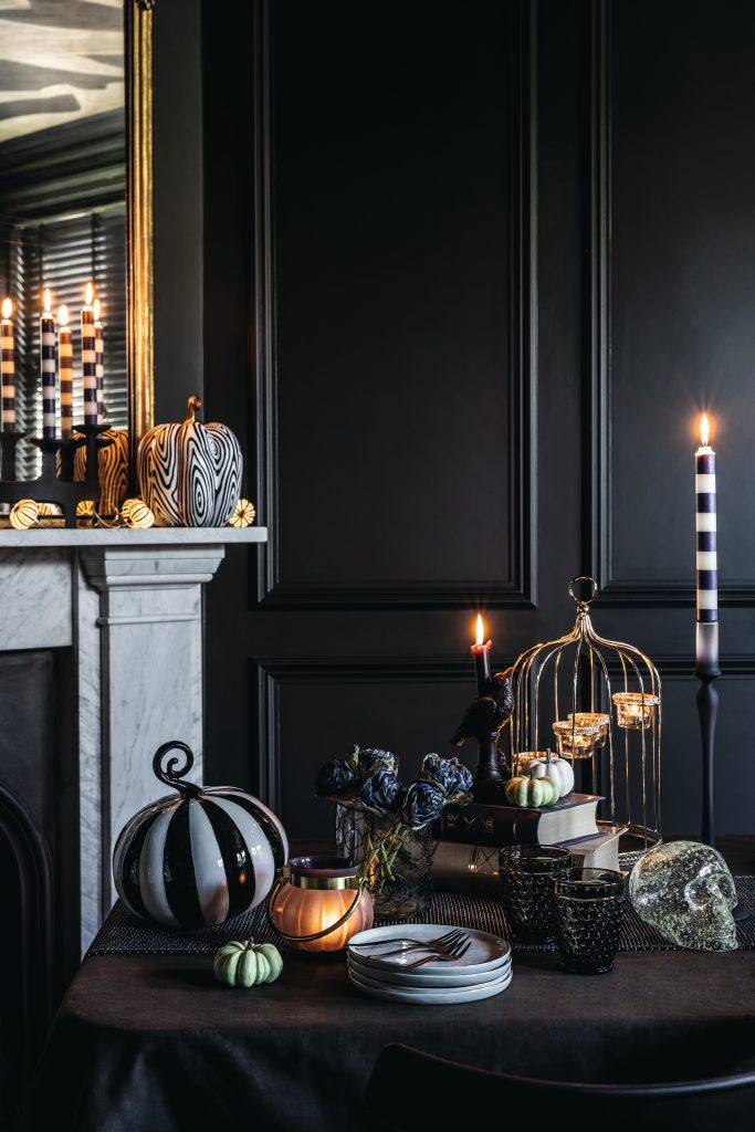 Halloween decor items by TK Maxx and Homesense.