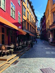 Street in Stockholm.