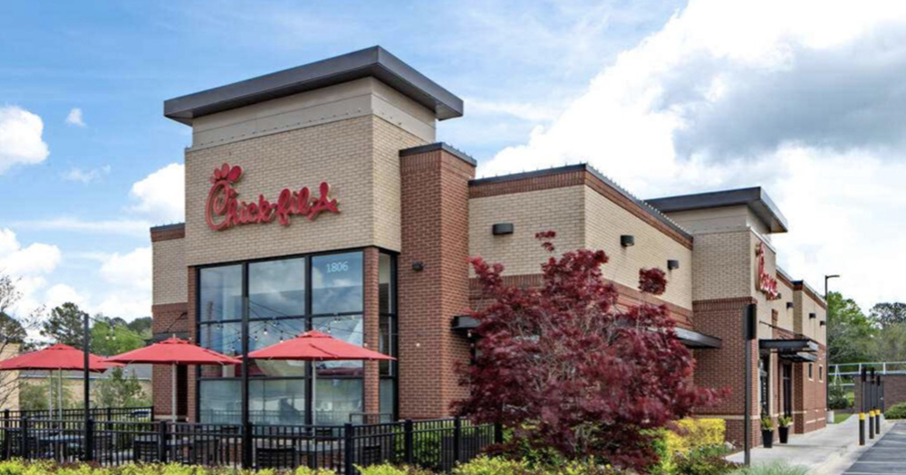 A Chick-fil-A store, like the one that will open in Belfast.