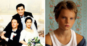 Split screen from two forgotten queer movies. Left is The Wedding Banquet and right is Tomboy.