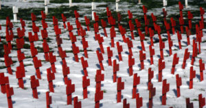 Photo of the HIV/AIDS memorial.
