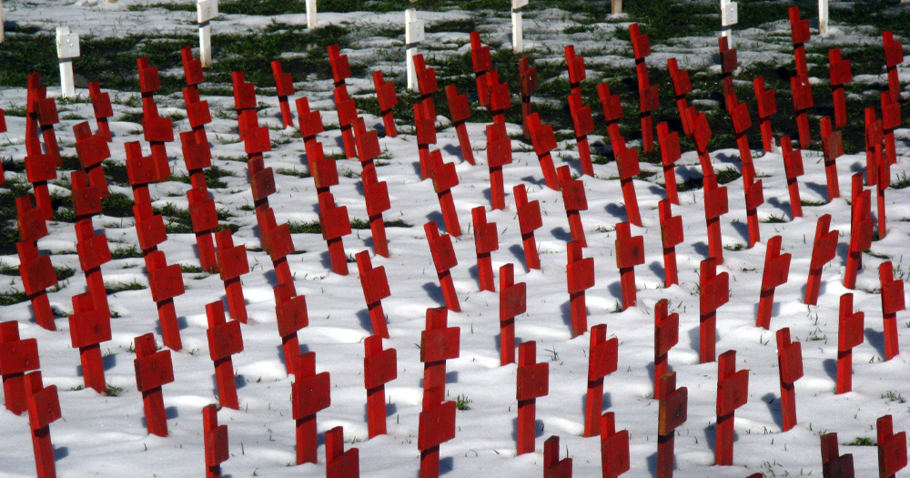 Photo of the HIV/AIDS memorial.