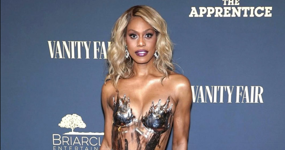 Headshot of Laverne Cox at the New York premiere of The Apprentice