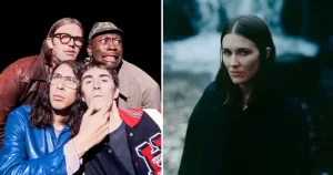 Image shows two artists - the band Boko Yout and the artist Art School Girlfriend.